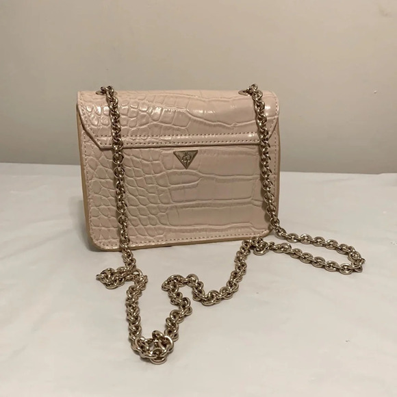 SAM EDELMAN NWOT Hudson Mini Crossbody Bag in Cream with Gold Chain - Picture 3 of 11